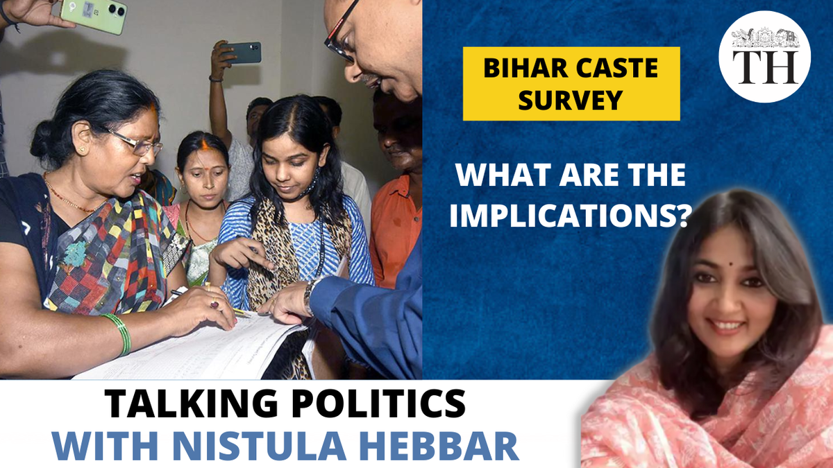 Talking Politics With Nistula Hebbar Bihar Caste Survey What Are